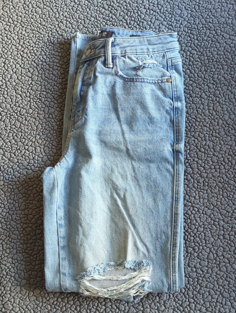 Judy Blue High-Waisted Rigid Magic 90's Destroy Straight Jeans Size 5